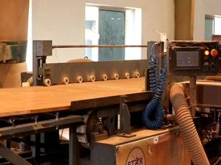 Slide Sanding Plywood